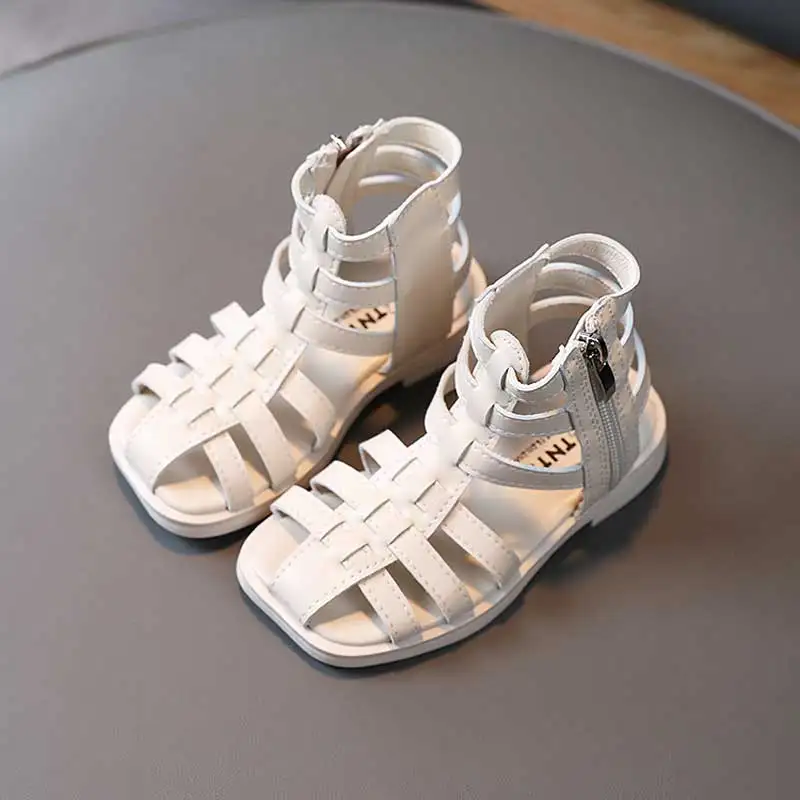 Kids Gladiator Sandals Girls Shoes Summer Flat Cover Toes Heel Sandal 2021 Child Non-slip Outside Beach Shoe 26-36 Black Beige 
Kids Gladiator Sandals Girls Shoes Summer Flat Cover Toes Heel Sandal 2021 Child Non-slip Outside Beach Shoe 26-36 Black Beige