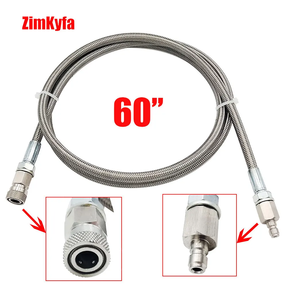 Paintball PCP Air Hose with Quick Disconnect for HPA Air Fill Station 3000psi Working Pressure
Paintball PCP Air Hose with Quick Disconnect for HPA Air Fill Station 3000psi Working Pressure