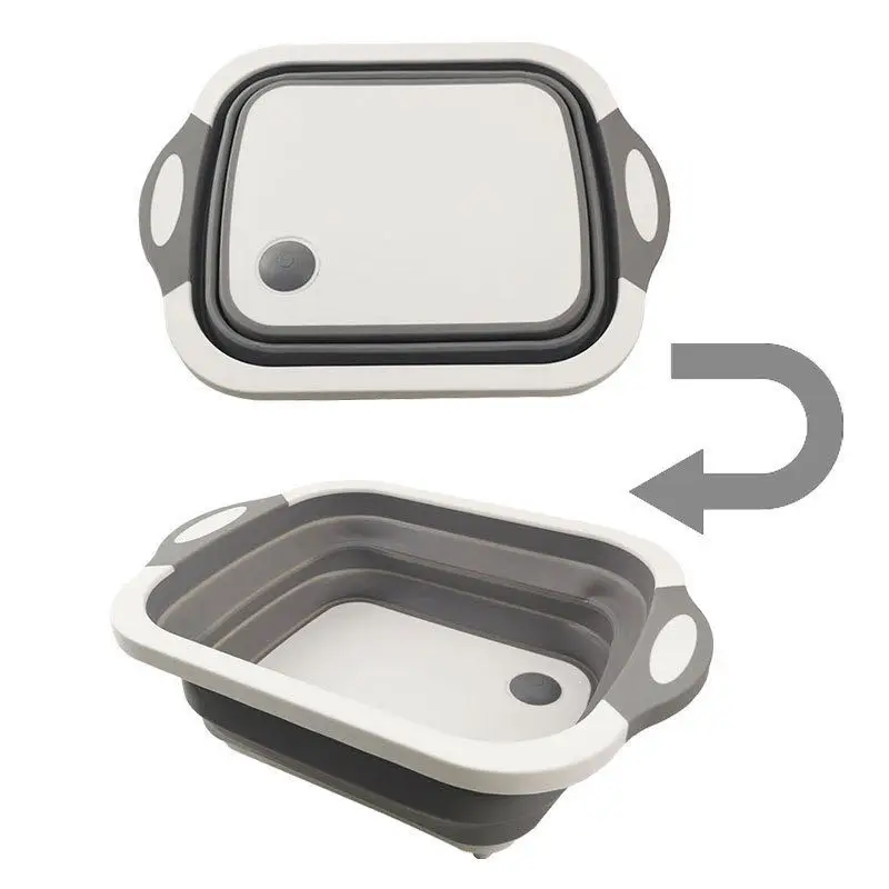 Kitchen Chopping Block Foldable Cutting Board with Colanders Kitchen Chopping Boards Washing Basket Drain Kitchen Organizer
Kitchen Chopping Block Foldable Cutting Board with Colanders Kitchen Chopping Boards Washing Basket Drain Kitchen Organizer