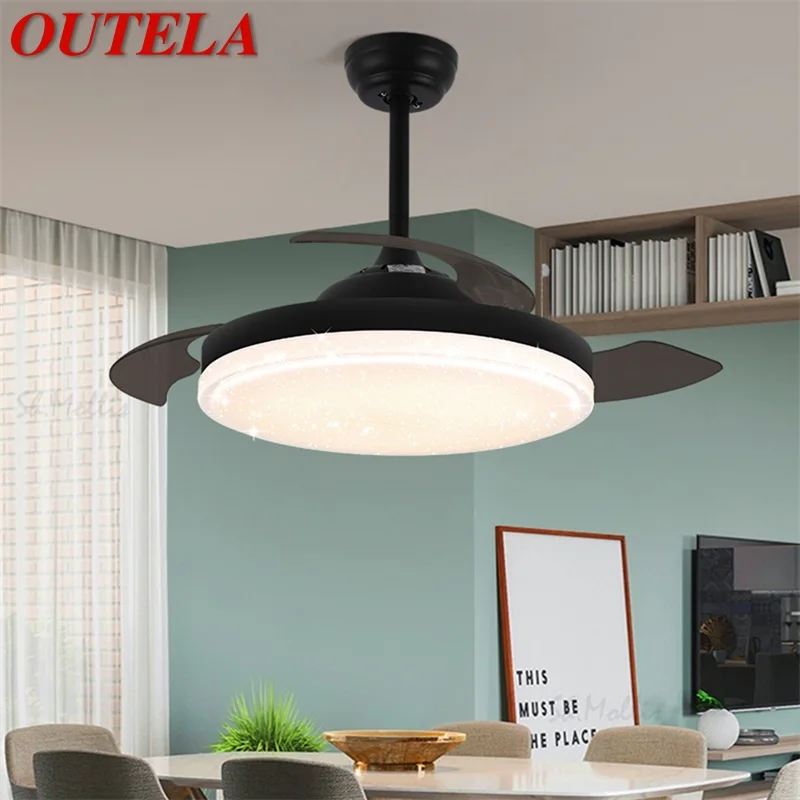 OUTELA Modern Ceiling Fan Lights 3 Colors LED With Remote Control Home Decorative For Home Dining Room Bedroom Restaurant
OUTELA Modern Ceiling Fan Lights 3 Colors LED With Remote Control Home Decorative For Home Dining Room Bedroom Restaurant