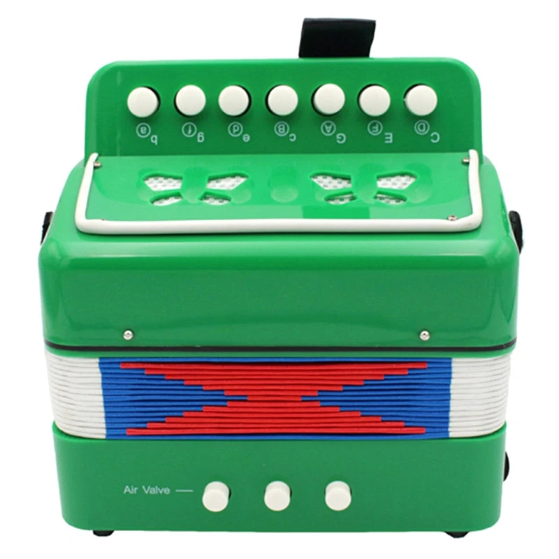 1PC Mini Kids Accordion 7-Key 3 Bass Educational Childrens Beginner Practice Music Instrument Band Toy
1PC Mini Kids Accordion 7-Key 3 Bass Educational Childrens Beginner Practice Music Instrument Band Toy