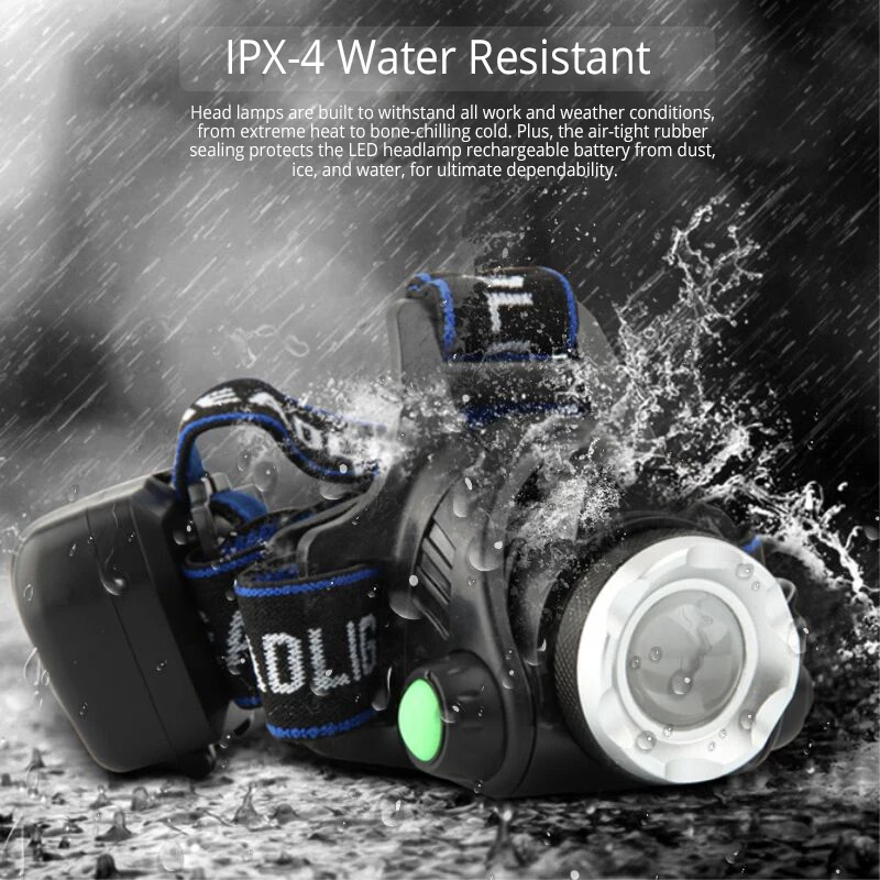 8000LM Zoom High Power LED Headlamps XML 3/5 LED T6 Head Torch with Rechargeable 18650 battery Forehead headlights For Camping
8000LM Zoom High Power LED Headlamps XML 3/5 LED T6 Head Torch with Rechargeable 18650 battery Forehead headlights For Camping