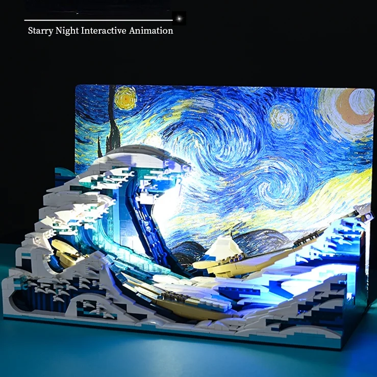Japanese Famous Art surfing Painting Building Blocks puzzle educational assembly block bricks Decoration Gifts Toys Children
Japanese Famous Art surfing Painting Building Blocks puzzle educational assembly block bricks Decoration Gifts Toys Children