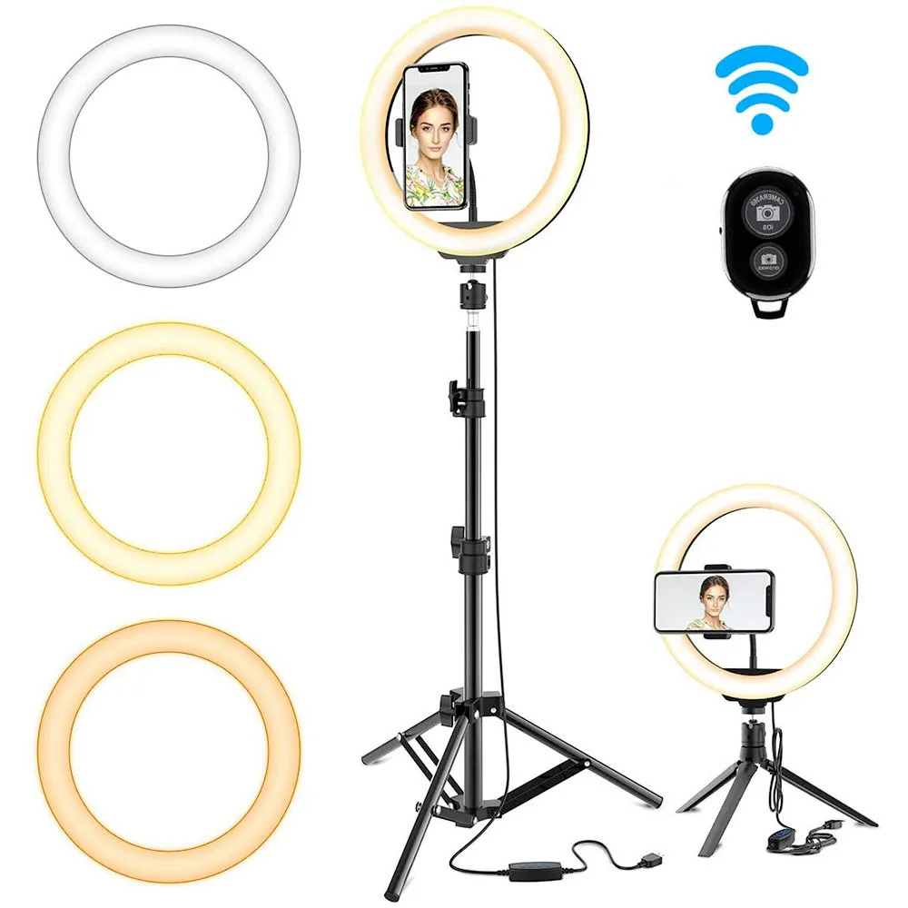USB LED Selfie Ring Light with Tripod Selfie Light Ring Lamp Photography Ringlight with Stand for Tik Tok Makeup Youtube Video
USB LED Selfie Ring Light with Tripod Selfie Light Ring Lamp Photography Ringlight with Stand for Tik Tok Makeup Youtube Video