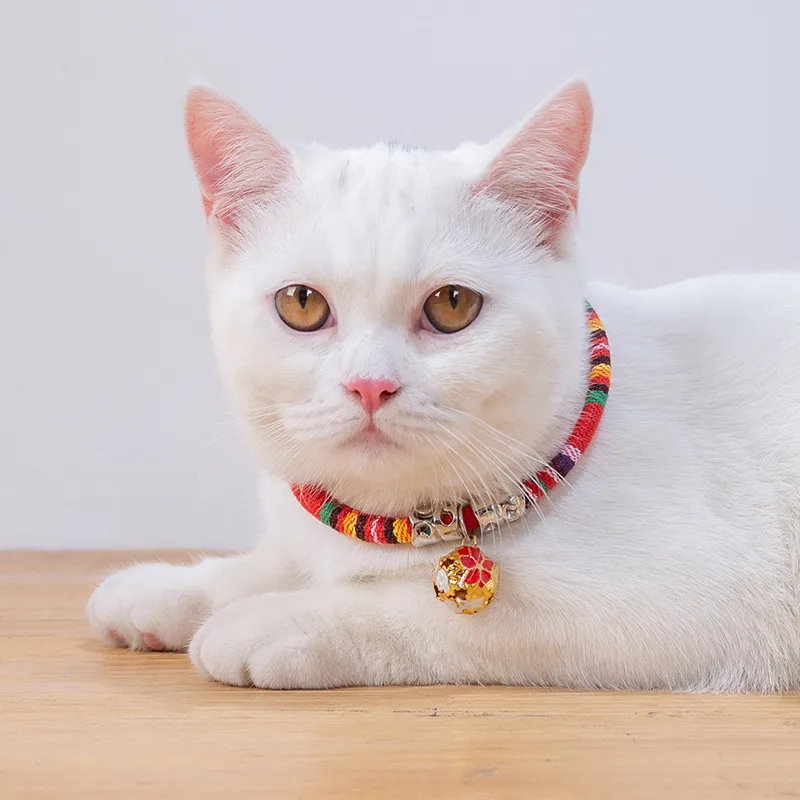 New Pet Collar with Colorful Bell for Cats Personalized Puppy Collars Leash Cat Collar Harness Lead Supplies for Cats 29-36CM
New Pet Collar with Colorful Bell for Cats Personalized Puppy Collars Leash Cat Collar Harness Lead Supplies for Cats 29-36CM