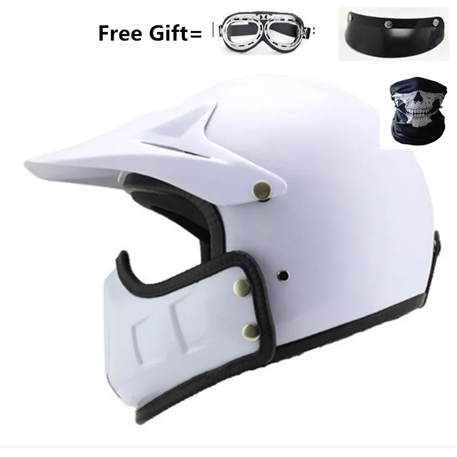 Retro Motorcycle Helmet Personality Combination Full-helmet Composite Half Helmet
Retro Motorcycle Helmet Personality Combination Full-helmet Composite Half Helmet