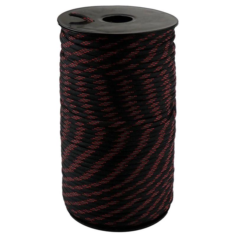 Reflective Paracord 100M 4mm Paracord 10Strand Core Outdoor Camping Rope Clothline Parachute Cord Lanyard Tent Corda 
Reflective Paracord 100M 4mm Paracord 10Strand Core Outdoor Camping Rope Clothline Parachute Cord Lanyard Tent Corda
