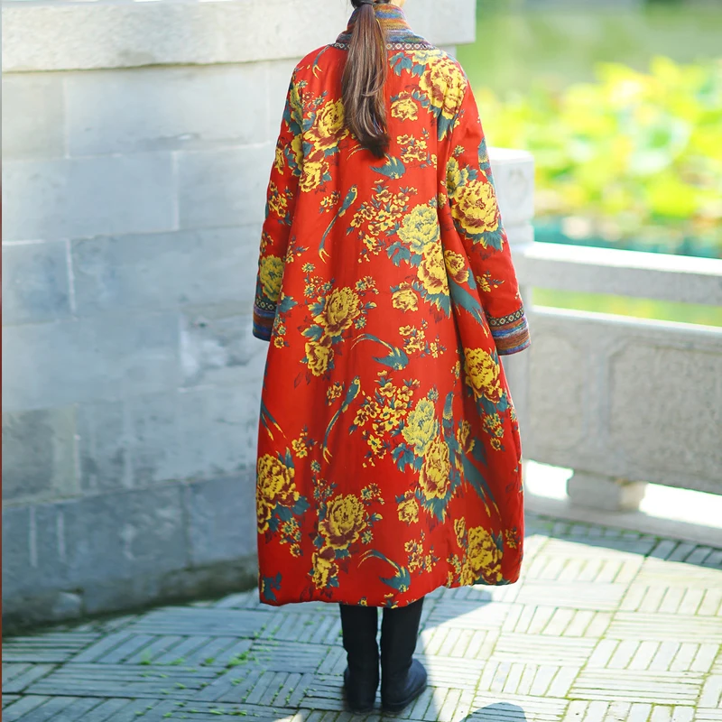 Johnature Winter Parka Women Jacket Coat 2020 New Vintage Robe Long Sleeve High Quality Warm Women Clothing Thick Print Coat
Johnature Winter Parka Women Jacket Coat 2020 New Vintage Robe Long Sleeve High Quality Warm Women Clothing Thick Print Coat