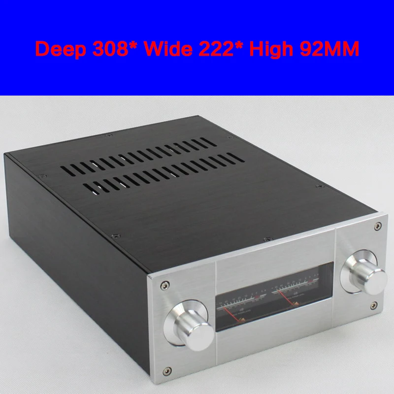KYYSLB 308*222*92MM CJ046 All Aluminum Preamp Amplifier Chassis Box House DIY Enclosure with Feet Knob Amplifier Case Shell
KYYSLB 308*222*92MM CJ046 All Aluminum Preamp Amplifier Chassis Box House DIY Enclosure with Feet Knob Amplifier Case Shell