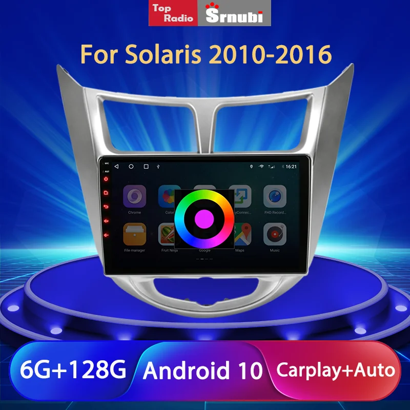 Srnubi Android 9. 0 2 Din 4G Wifi Carplay автомобильное радио для KIA K3 RIO 10 2015 мультимедийный