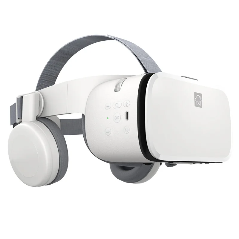 

Оригинальные очки виртуальной реальности VR 3D стерео беспроводные видео очки Bluetooth-Совместимость гарнитура шлем для Android IOS для Xiaomi Huawei