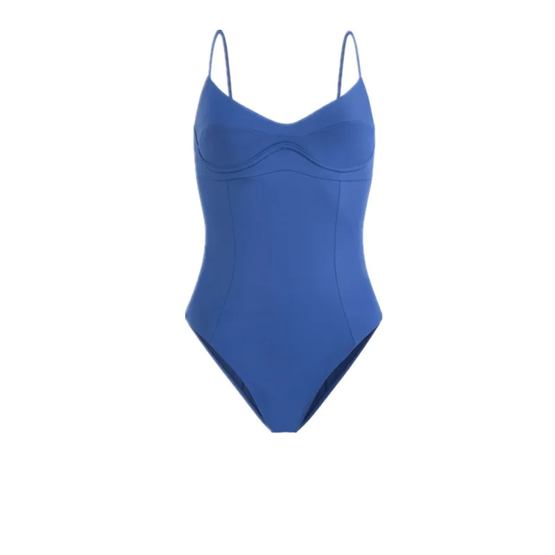 Womens One-Piece Sexy Solid Color Back Cross-Strap Swimsuit Swimwear Beachwear 
Womens One-Piece Sexy Solid Color Back Cross-Strap Swimsuit Swimwear Beachwear