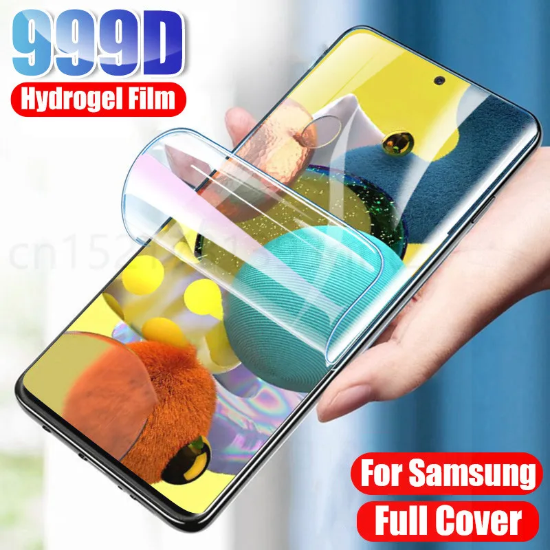 Гидрогелевая пленка для защиты экрана Samsung Galaxy A51 A70 A40 A10 A20E мягкая защитная S8 S9 Plus