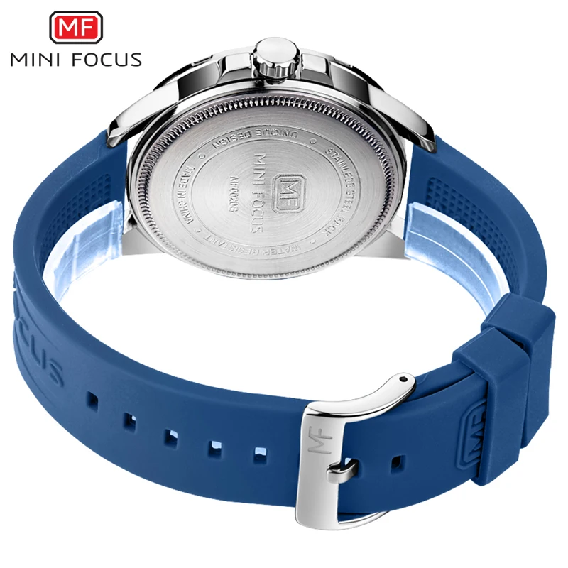 Спортивные часы MINI FOCUS мужские водонепроницаемые наручные кварцевые роскошные