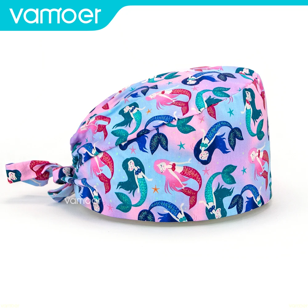 high quality Cartoon Printed Pet caring caps eauty salon lab caps unisex Cute adjustable sweat-absorbent Elastic hat scrubs cap
high quality Cartoon Printed Pet caring caps eauty salon lab caps unisex Cute adjustable sweat-absorbent Elastic hat scrubs cap