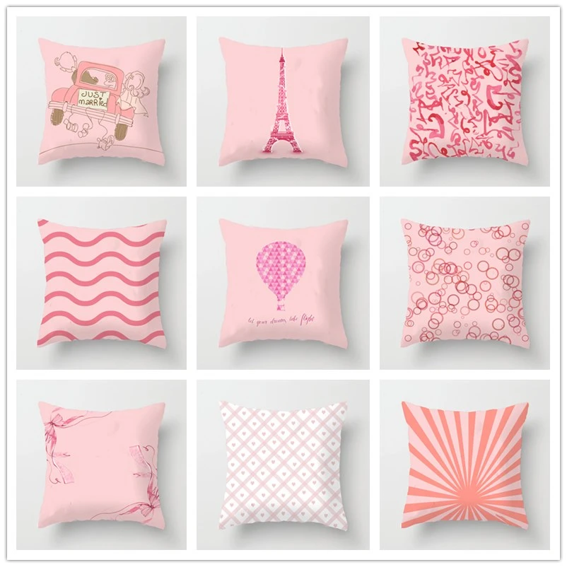 Pink Printing Pillowcase Decorative Sofa Cushion Case Bed Pillow Cover Home Decor Car Cushion Cover Cute Pillow Case 45*45cm
Pink Printing Pillowcase Decorative Sofa Cushion Case Bed Pillow Cover Home Decor Car Cushion Cover Cute Pillow Case 45*45cm