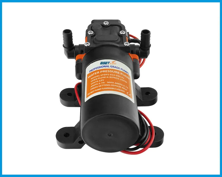 35PSI 12V Marine Water Pump Diaphragm Self Priming Pump Boat Accessories Showers Toilets Water Transfer Motor for RV Caravan
35PSI 12V Marine Water Pump Diaphragm Self Priming Pump Boat Accessories Showers Toilets Water Transfer Motor for RV Caravan