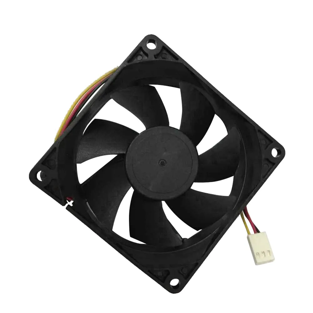 80mm Case Fan 3-Pin Molex Connector Quiet 80x80x25mm 12V Computer/PC/CPU Silent Cooling for Computer Cooler J10 | Электроника