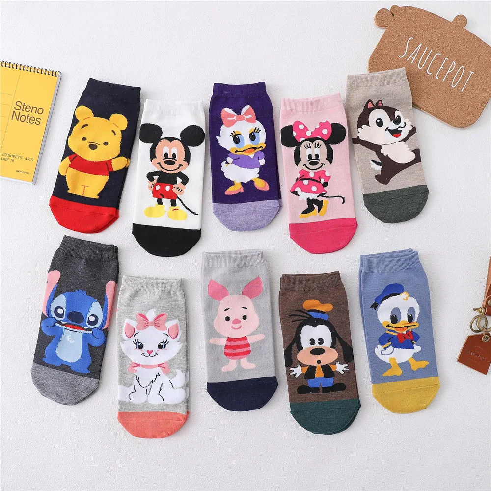 1 Pair Disney Cotton Socks Breathable Cartoon Stitch Minnie Mickey Mouse Woman Girl Fashion Boat Socks Ankle Low Anime Boy Sock
1 Pair Disney Cotton Socks Breathable Cartoon Stitch Minnie Mickey Mouse Woman Girl Fashion Boat Socks Ankle Low Anime Boy Sock