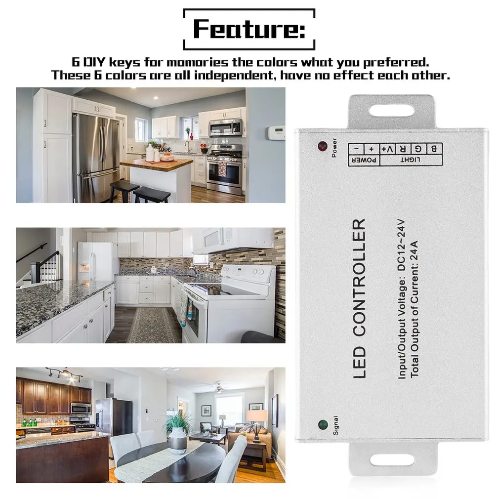 New Arrival DC 12V 24A 288W 44key IR Remote Control RGB 3528 5050 SMD LED Strip multicolor portable durable
New Arrival DC 12V 24A 288W 44key IR Remote Control RGB 3528 5050 SMD LED Strip multicolor portable durable