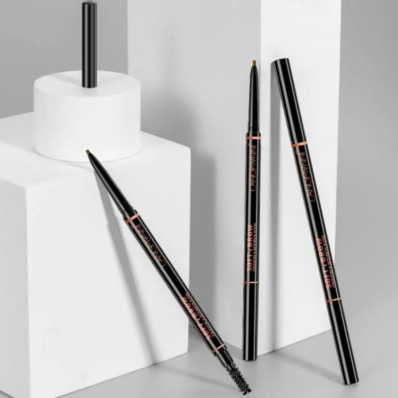 LANGMANNI Double-headed Natural Dark Brown Eyebrow Enhancers Lasting Waterproof Rotating Automatic Wild Eyebrow Pencil TSLM1
LANGMANNI Double-headed Natural Dark Brown Eyebrow Enhancers Lasting Waterproof Rotating Automatic Wild Eyebrow Pencil TSLM1