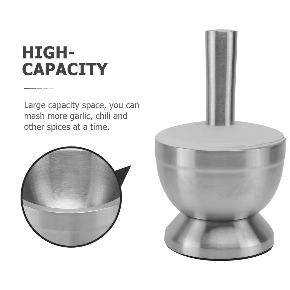 1 Set Household Garlic Masher Stainless Steel Garlic Grinder Manual Garlic Press
1 Set Household Garlic Masher Stainless Steel Garlic Grinder Manual Garlic Press