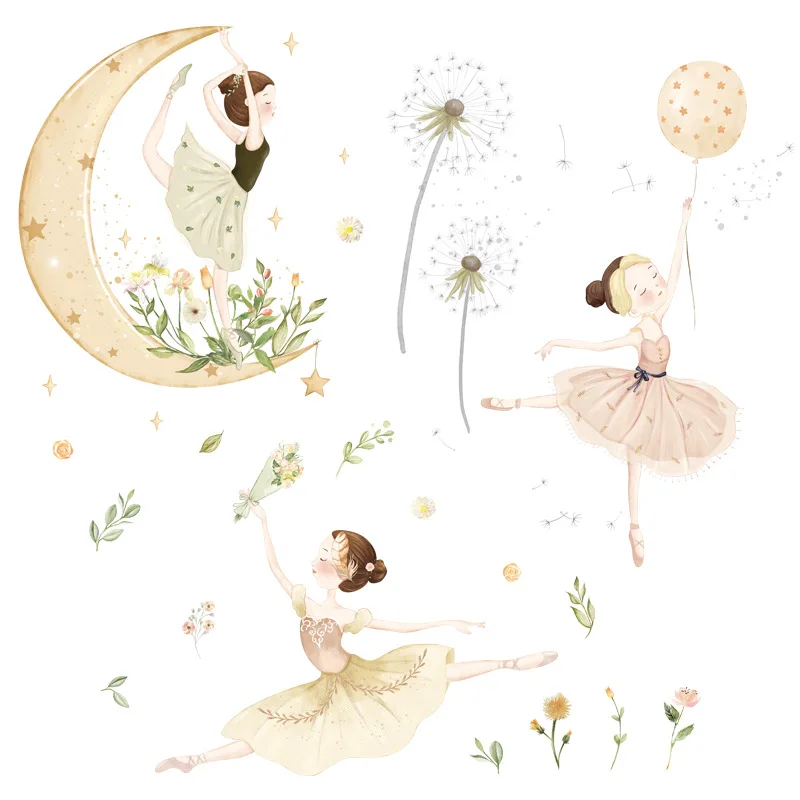 Eco-friends Dancing girl Wall Sticker for Bedroom Girls Baby rooms Decor Removable PVC Stickers Home Decorative Wall Decals DIY
Eco-friends Dancing girl Wall Sticker for Bedroom Girls Baby rooms Decor Removable PVC Stickers Home Decorative Wall Decals DIY