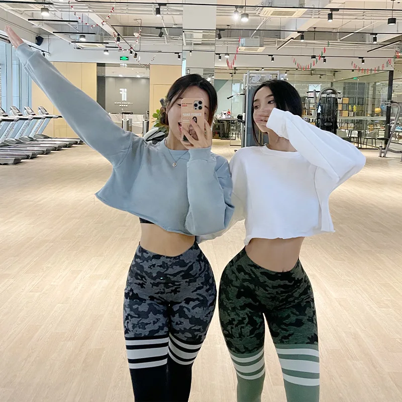 Leaky Waist Sports Jacket Long-sleeved Fitness Loose and Quick-drying Fashion Yoga Clothes Women
Leaky Waist Sports Jacket Long-sleeved Fitness Loose and Quick-drying Fashion Yoga Clothes Women