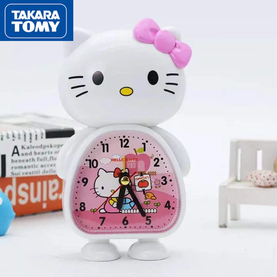TAKARA TOMY cute cartoon Hello Kitty exclusive girl heart-shaped alarm clock simple bedroom creative bedside clock
TAKARA TOMY cute cartoon Hello Kitty exclusive girl heart-shaped alarm clock simple bedroom creative bedside clock