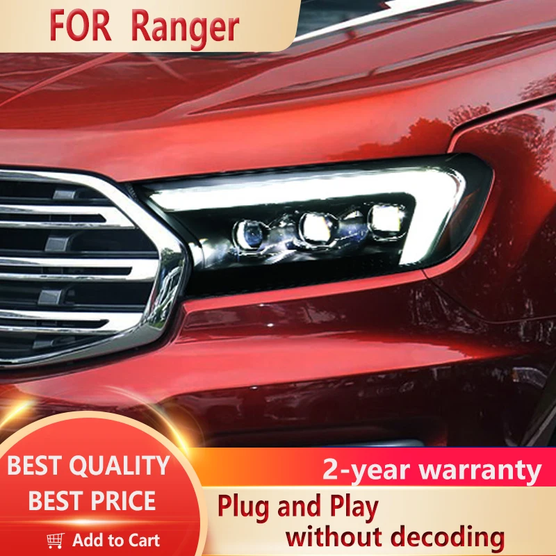 Car Styling for Ranger Headlights 2016-2020 Everest LED Head Lamp Endeavor LED Projector Lens DRL Auto Accessories
Car Styling for Ranger Headlights 2016-2020 Everest LED Head Lamp Endeavor LED Projector Lens DRL Auto Accessories
