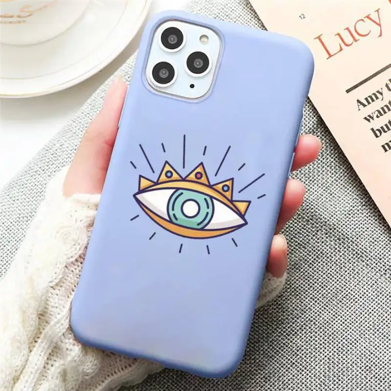 Evil Eye Third Eye Phone Case Candy Color Blue for iPhone 11 12 pro XS MAX 8 7 6 6S Plus X 5S SE 2020 XR
Evil Eye Third Eye Phone Case Candy Color Blue for iPhone 11 12 pro XS MAX 8 7 6 6S Plus X 5S SE 2020 XR