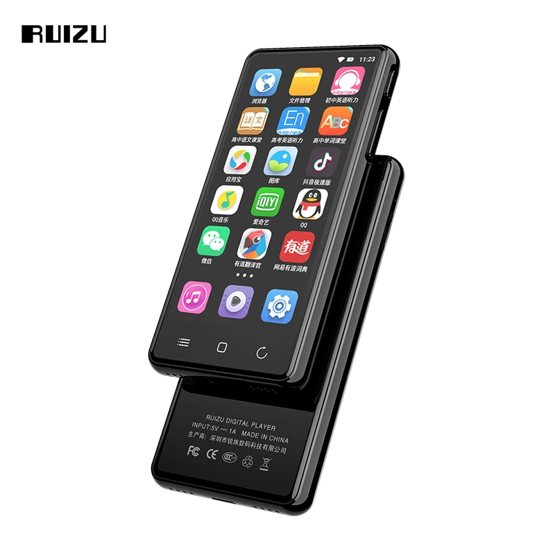 Оригинальный MP4 плеер RUIZU H8 Android Wi-Fi Bluetooth 5 0 полный сенсорный экран 4 дюйма 16 ГБ