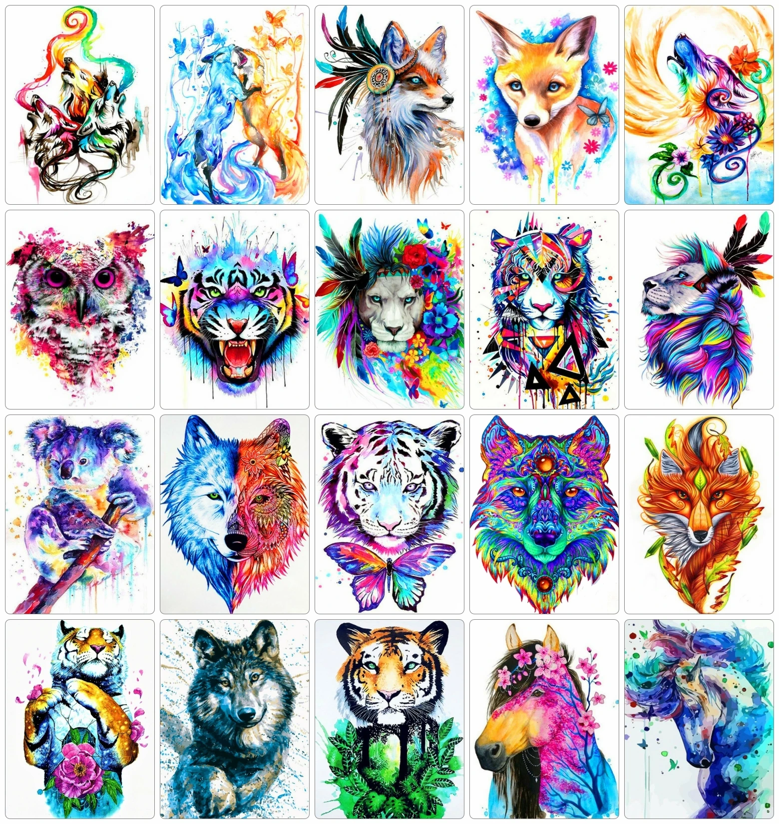 AZQSD Diamond Painting Wolf Tiger Lion Horse Cross Stitch Rhinestones Diamond Embroidery Animal Mosaic Handicraft Home Decor
AZQSD Diamond Painting Wolf Tiger Lion Horse Cross Stitch Rhinestones Diamond Embroidery Animal Mosaic Handicraft Home Decor