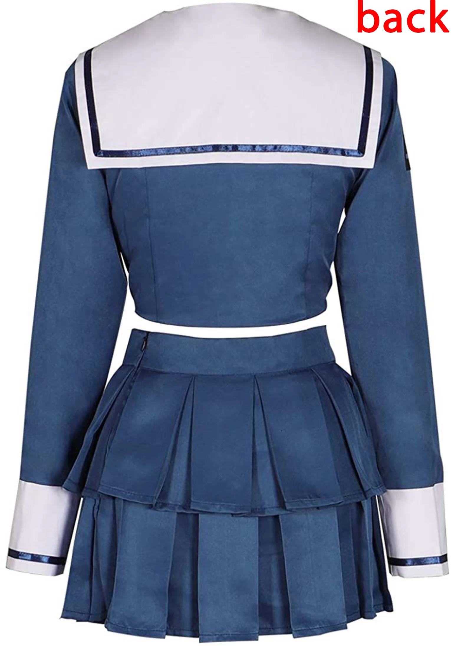 Anime Danganronpa V3 Killing Harmony Tenko Chabashira Cosplay Costume Women Dress School Uniform Clothing Dress Sailor Suit 
Anime Danganronpa V3 Killing Harmony Tenko Chabashira Cosplay Costume Women Dress School Uniform Clothing Dress Sailor Suit