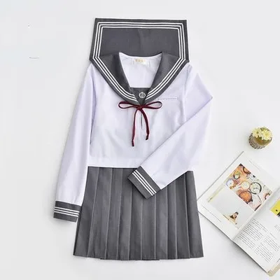 Школьная форма Jk, милое платье Jpanese Kawaii, изысканная вышивка, костюм преппи, короткий топ с длинным рукавом и юбка
Школьная форма Jk, милое платье Jpanese Kawaii, изысканная вышивка, костюм преппи, короткий топ с длинным рукавом и юбка