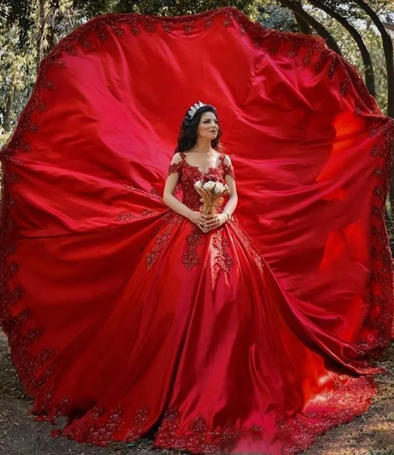 Elegant Red Satin Wedding Dresses 2023 Off The Shoulder Luxury Lace Appliqued Bridal Gowns Robe De Mariage
Elegant Red Satin Wedding Dresses 2023 Off The Shoulder Luxury Lace Appliqued Bridal Gowns Robe De Mariage