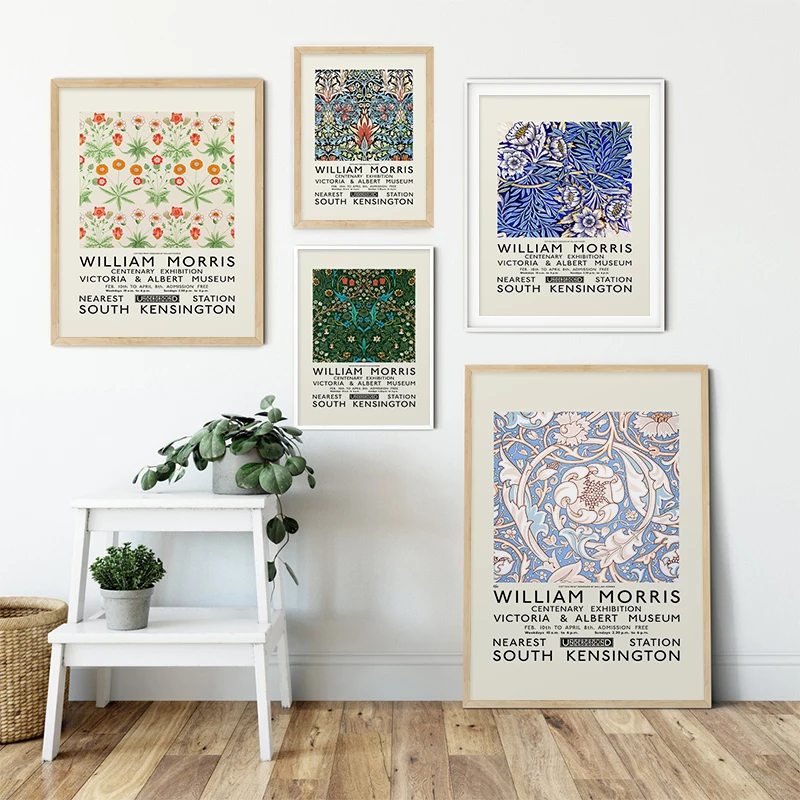 William Morris Floral Painting Canvas Print The Victoria and Albert Museum Exhibition Poster Wall Art Modern Living Room Decor
William Morris Floral Painting Canvas Print The Victoria and Albert Museum Exhibition Poster Wall Art Modern Living Room Decor