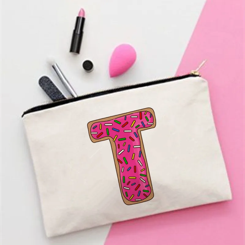 Women Donut Letter S Printed Make up bag Fashion Women Cosmetics Organizer Bag for Travel Colorful Storage Bag for Lady Bag
Women Donut Letter S Printed Make up bag Fashion Women Cosmetics Organizer Bag for Travel Colorful Storage Bag for Lady Bag