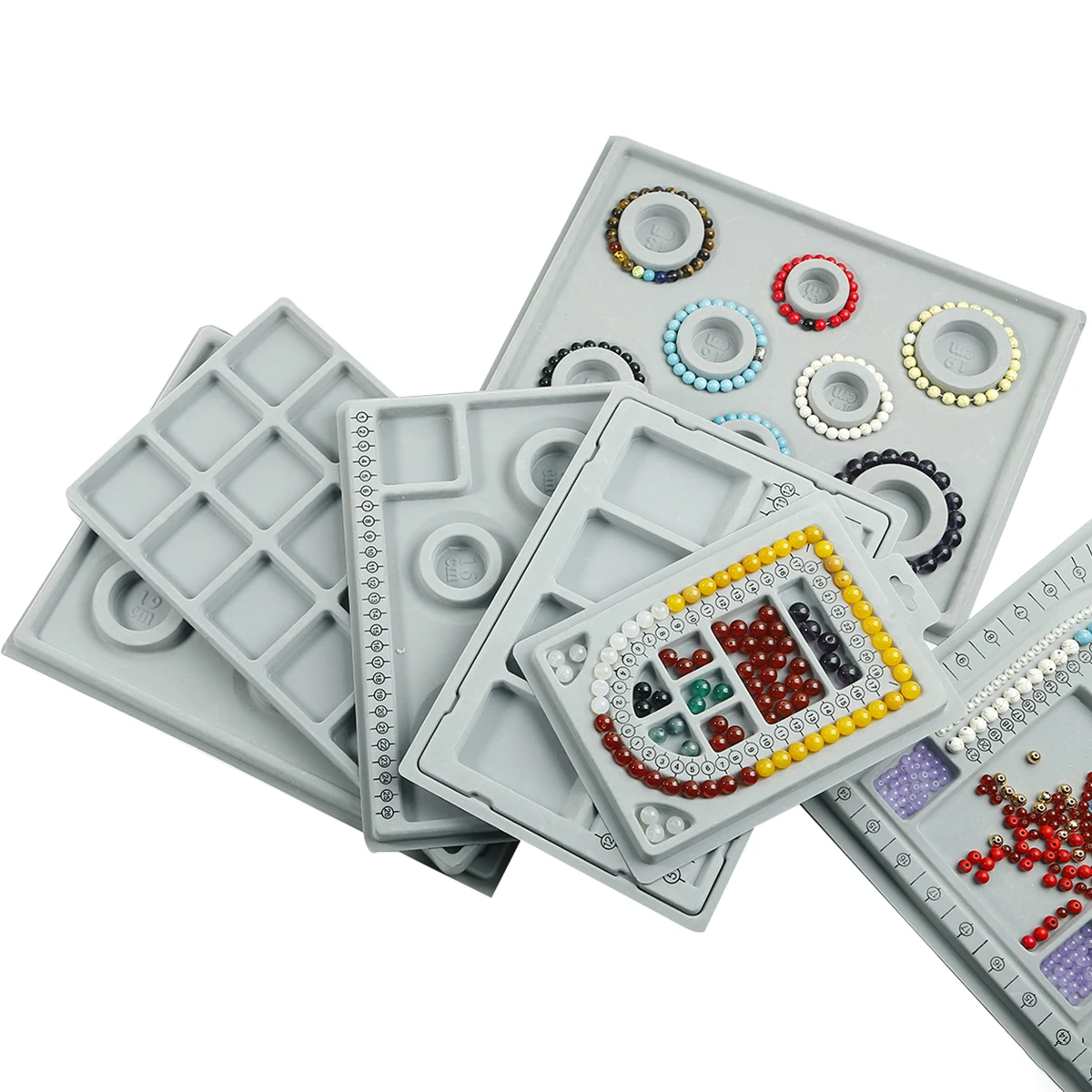 Mix7Style Gray Velvet Flocked Board Beading Jewelry For DIY Bracelet Necklace Making Organizer Tray Design Craft Measuring Tool
Mix7Style Gray Velvet Flocked Board Beading Jewelry For DIY Bracelet Necklace Making Organizer Tray Design Craft Measuring Tool