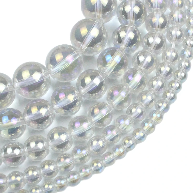 Natural Clear White Cracked Crystal Stone Round Loose Glass Beads For Jewelry Making DIY Bracelet Necklace 6/8/10/12 MM
Natural Clear White Cracked Crystal Stone Round Loose Glass Beads For Jewelry Making DIY Bracelet Necklace 6/8/10/12 MM
