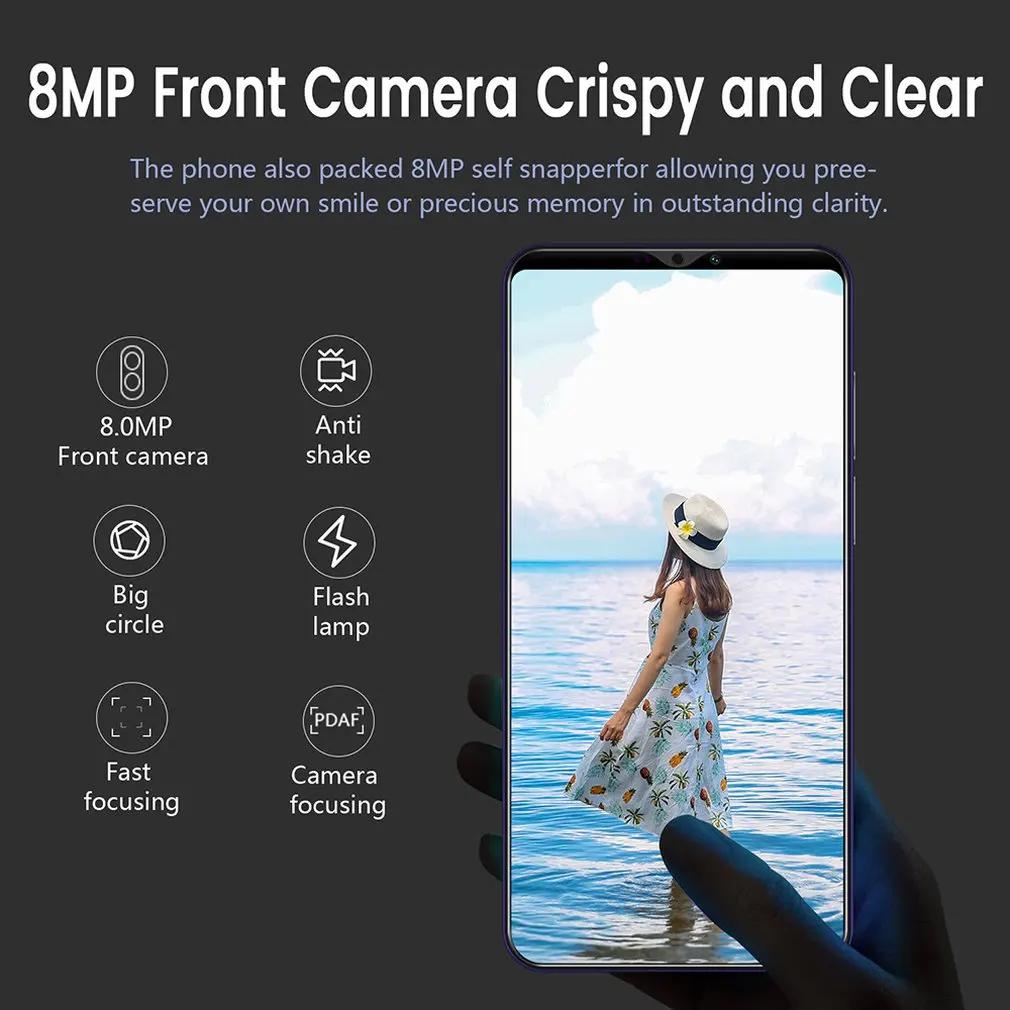 Smartphone Android 5.8" Full Screen Dual SIM Mobile Phone 512M+4G Quad Core 3G Cell Phones S20 Mini
Smartphone Android 5.8" Full Screen Dual SIM Mobile Phone 512M+4G Quad Core 3G Cell Phones S20 Mini
