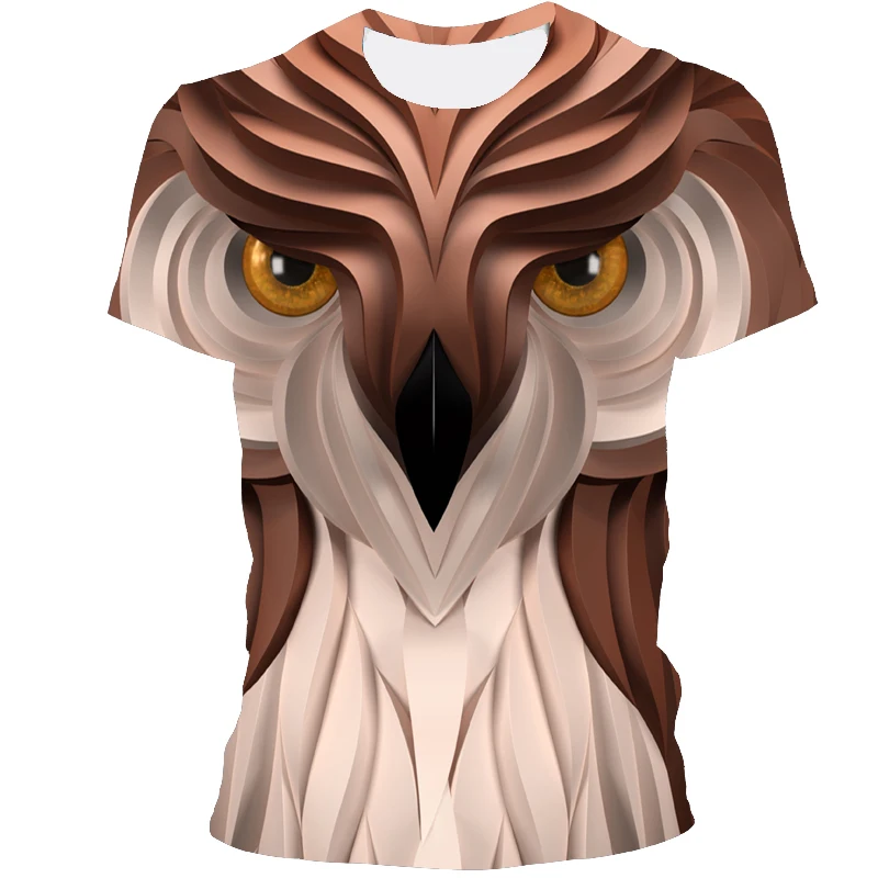 Owl 3D Printed T-Shirt Summer New Casual Fashion Oversized T-Shirt Animal Funny Street Men & Women Short Sleeved O-Neck Shirt
Owl 3D Printed T-Shirt Summer New Casual Fashion Oversized T-Shirt Animal Funny Street Men & Women Short Sleeved O-Neck Shirt