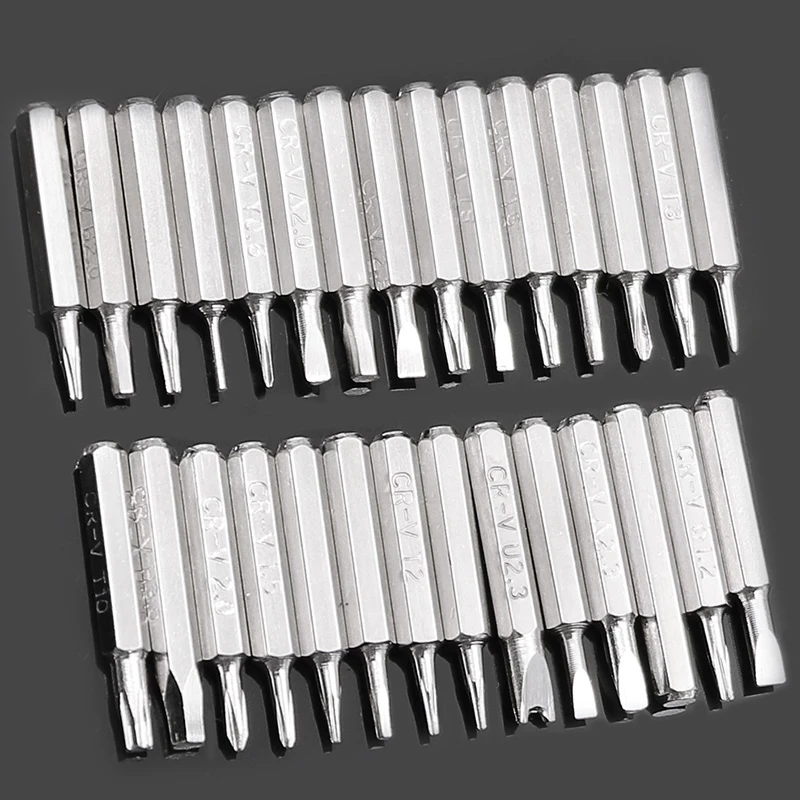 Mini Screw Driver Case Magnetic Precision Bit Set Includes Torx Hex Slotted Cross Phillips Head Portable Tool Kits
Mini Screw Driver Case Magnetic Precision Bit Set Includes Torx Hex Slotted Cross Phillips Head Portable Tool Kits
