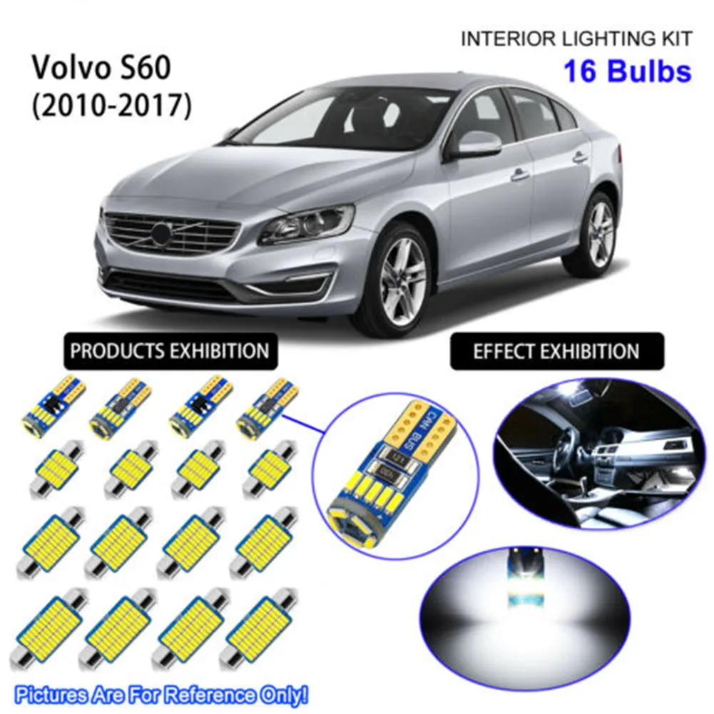 16 шт., Автомобильные светодиодные лампы 31 мм, 39 мм, 41 мм, T10, для Volvo S60 2011-2017
16 шт., Автомобильные светодиодные лампы 31 мм, 39 мм, 41 мм, T10, для Volvo S60 2011-2017