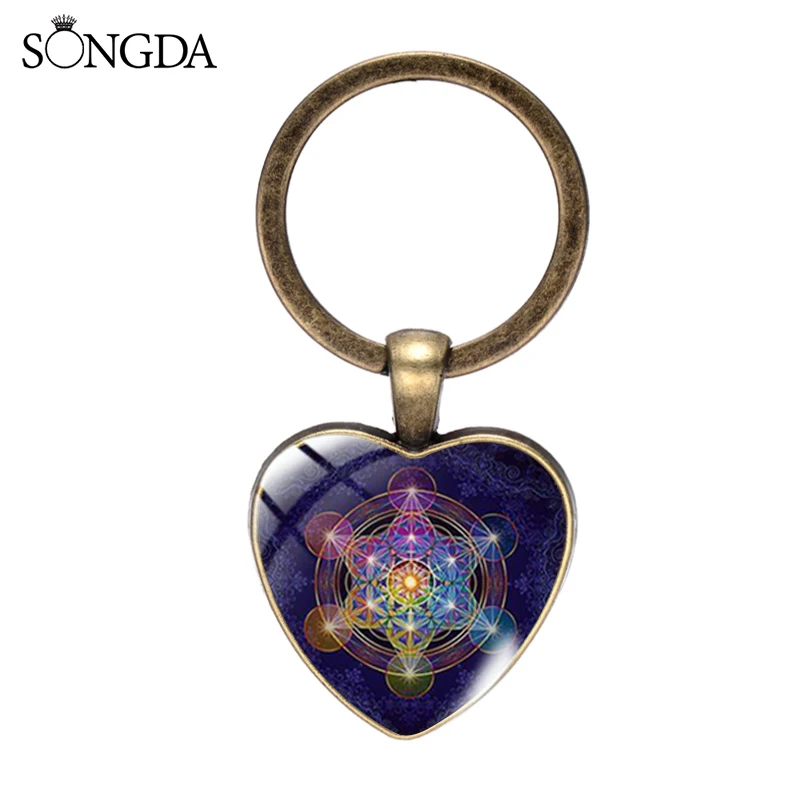 Mysteous Metatron Cube Geometric Shapes Keychain Glass Dome Heart Pendants Hexagon Pattern Key Chain Ring Holder Jewelry Gifts
Mysteous Metatron Cube Geometric Shapes Keychain Glass Dome Heart Pendants Hexagon Pattern Key Chain Ring Holder Jewelry Gifts