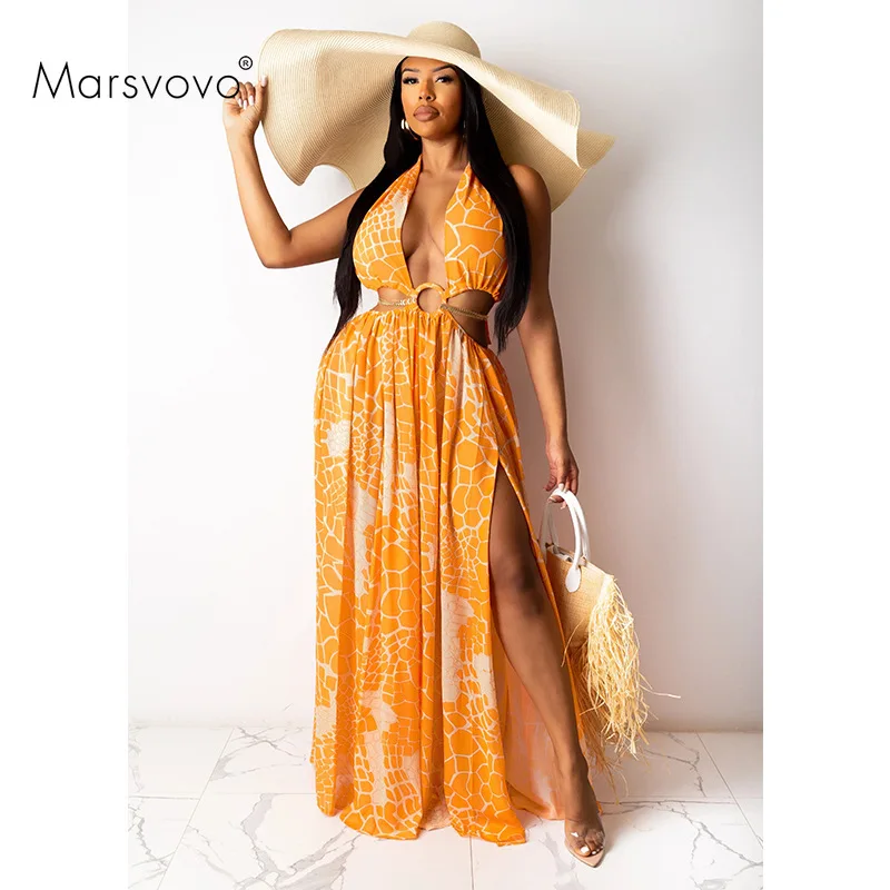 Halter Maxi Dress Woman Bohemia Summer Light Dresses Women's Clothing 2021 Vintage Print Side Split Long Dress Sexy Vestidos
Halter Maxi Dress Woman Bohemia Summer Light Dresses Women's Clothing 2021 Vintage Print Side Split Long Dress Sexy Vestidos