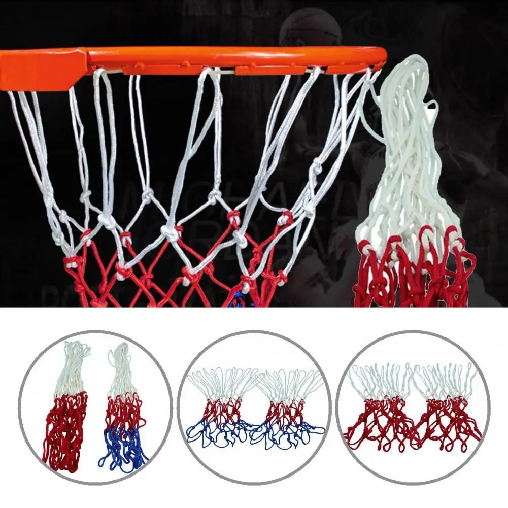 Solid 2Pcs Useful Wear-resistant Solid Basketball Hoop Mesh PE Basketball Net Wear-resistant for Indoor
Solid 2Pcs Useful Wear-resistant Solid Basketball Hoop Mesh PE Basketball Net Wear-resistant for Indoor