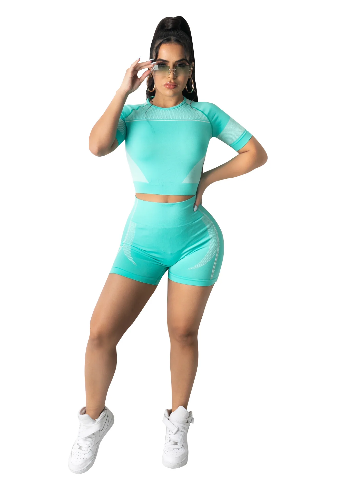 Sexy Women Biker Suit O-neck Shirt + Short Pants Sprotsuit Tracksuit Summer Clothes For Women Outfit
Sexy Women Biker Suit O-neck Shirt + Short Pants Sprotsuit Tracksuit Summer Clothes For Women Outfit