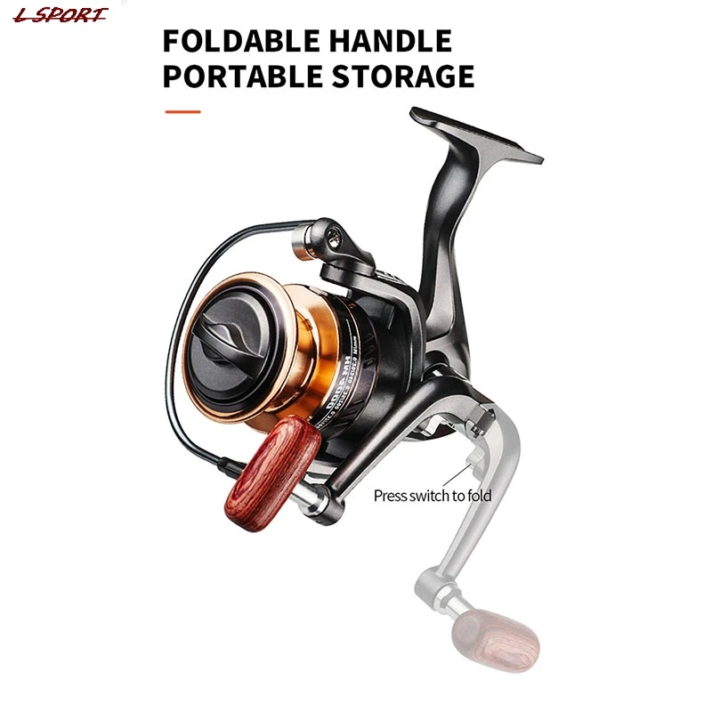 Hot Fishing Reel NEW HM1000-7000 Spinning Reel 8kg Max Drag Reel Fishing 5.2:1 High
Hot Fishing Reel NEW HM1000-7000 Spinning Reel 8kg Max Drag Reel Fishing 5.2:1 High