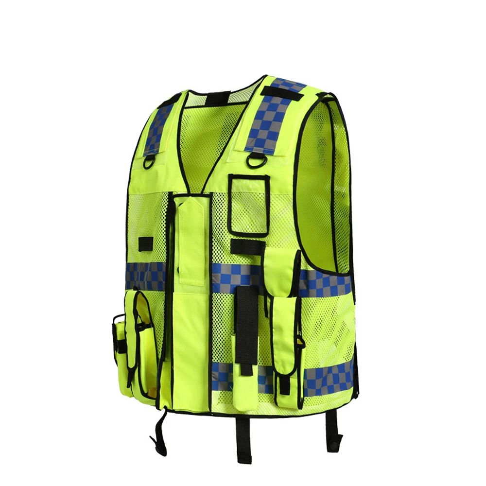 Cycling Vest Reflective Safety Vest High Visibility Multi Pockets Tool Vest Mesh Waterproof Traffic Police Construction Vests
Cycling Vest Reflective Safety Vest High Visibility Multi Pockets Tool Vest Mesh Waterproof Traffic Police Construction Vests